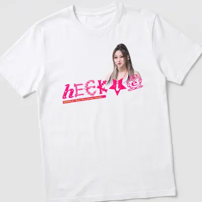 KPop t-shirt featuring Byun Seo-young's name and title in bold typography