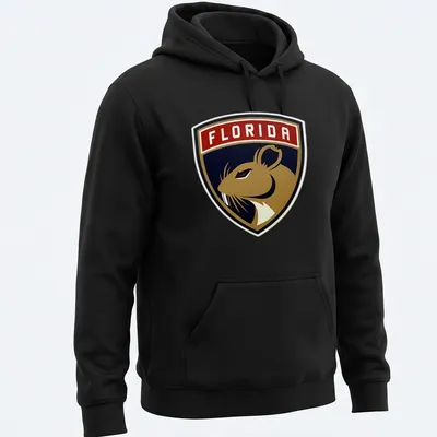 Florida Panthers logo T-shirt featuring bold colors and emblematic design — printed on a unisex hoodie