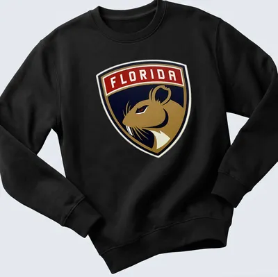 Florida Panthers logo T-shirt featuring bold colors and emblematic design — printed on a unisex sweatshirt