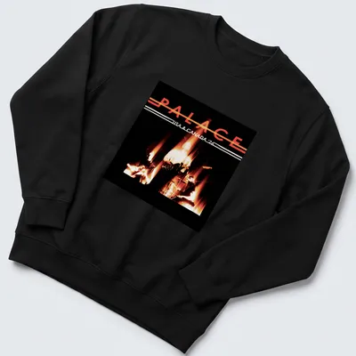 Retro T-shirt featuring Palace USA & Canada tour 2026 text in bold style — printed on a unisex sweatshirt